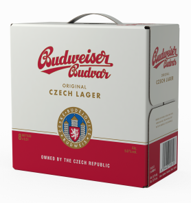 Budweiser Budvar Original světlý ležák MLP 8 x lahev 0,5l