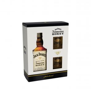 Jack Daniel´s Honey + 2x sklo, lahev 0,7l