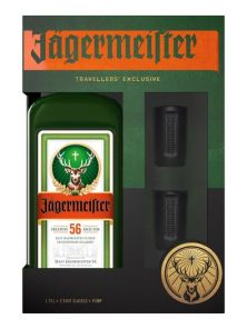 Jägermeister + 4x shot, lahev 1,75l