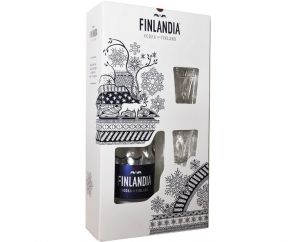 Finlandia vodka 40% 700ml + 2 skleničky
