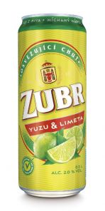 Zubr Yuzu & Limetka, plech 0,5l