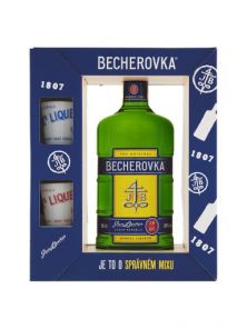 BECHEROVKA + 2 KALÍŠKY 0.5l 38%