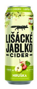 LISACKE JABLKO HRUSKA CIDER PLECH 0,5L