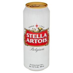 Stella Artois, plech 0,5l