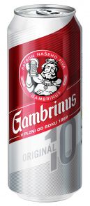 Gambrinus Originál 10, plechovka 0,5l