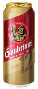 Gambrinus Patron 12, plechovka 0,5l