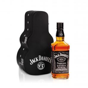 Jack Daniel´s, lahev 0,7l dárkové balení kytara
