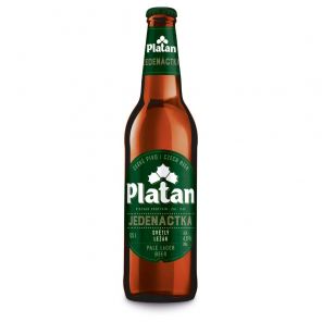 Platan 11% pivo světlý ležák 0,5l