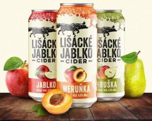 LISACKE JABLKO HRUSKA CIDER PLECH 0,5L